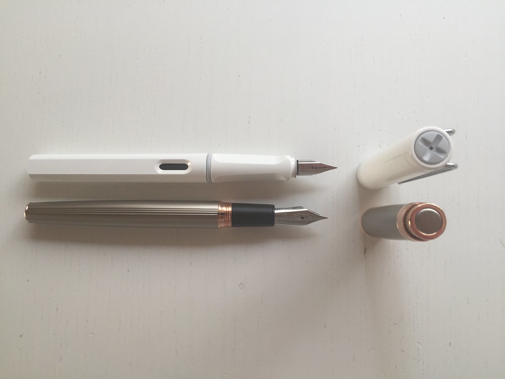Retro 1951 Tornado White Nickel EXT fountain pen