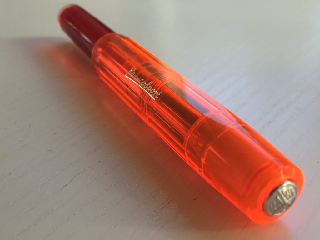 Kaweco ICE Sport - fountain pen (orange) - eyedropper conversion