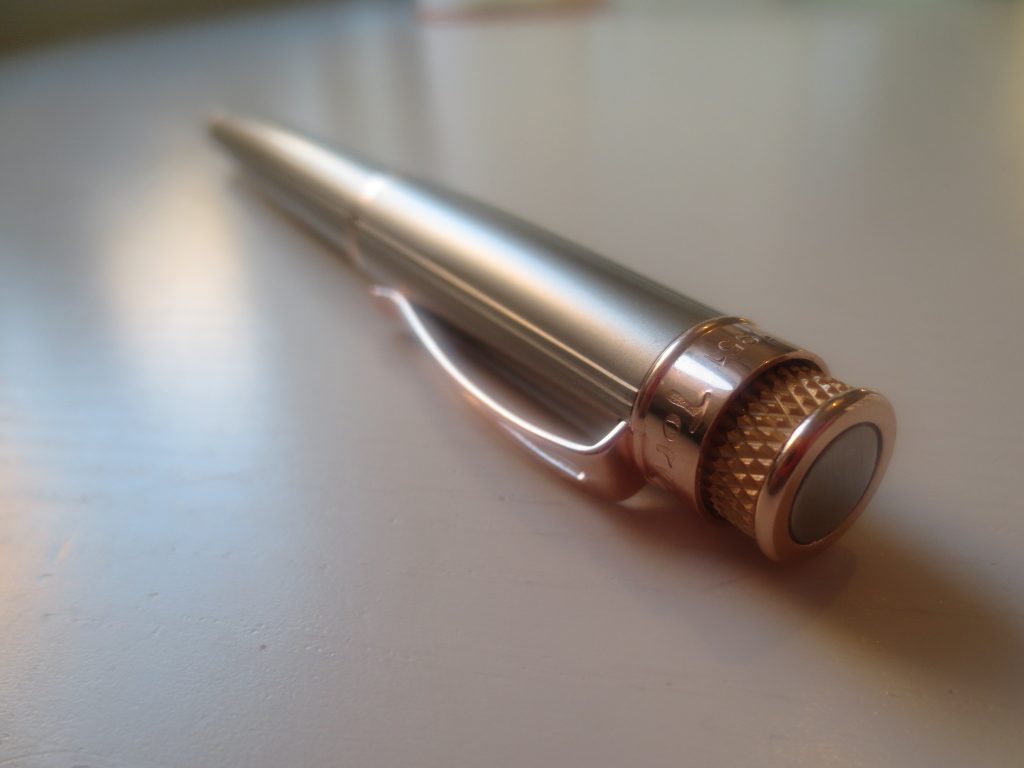 Retro 1951 Tornado White Nickel EXT fountain pen