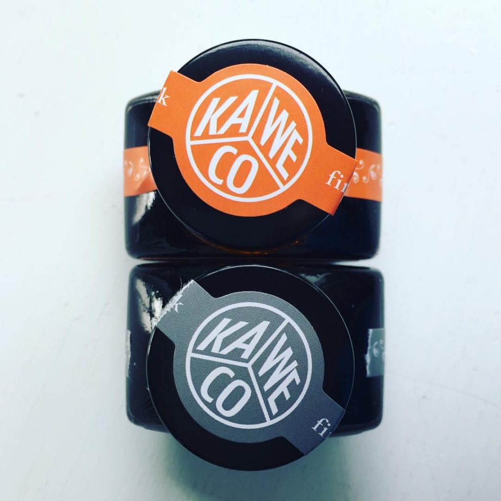 Kaweco has two new ink colors in the pipeline. Happens to be two of my favorite ones - orange and grey. Here's a little sneak peak onto Kaweco Smokey Grey and Sunrise orange 😍😜👌✒️✍ #ink #inkaddict #