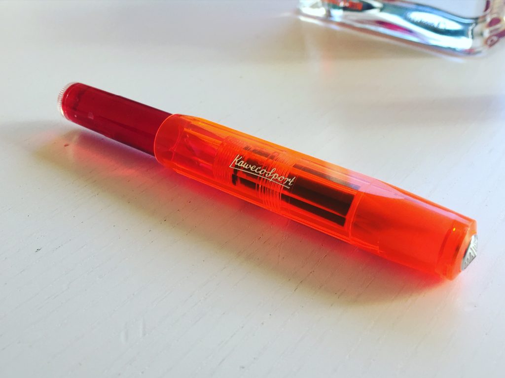 Kaweco ICE Sport - fountain pen (orange) - eyedropper conversion