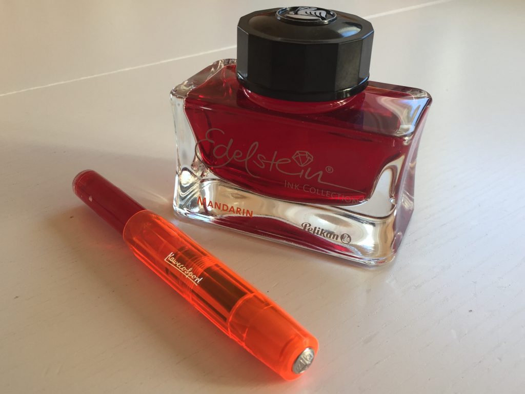 Kaweco ICE Sport - fountain pen (orange) - eyedropper conversion