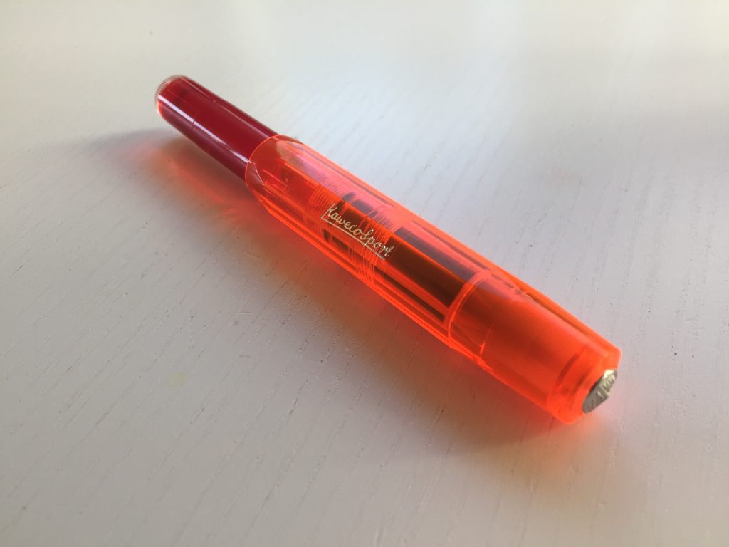 Kaweco ICE Sport - fountain pen (orange) - eyedropper conversion