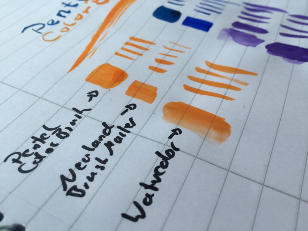 Pentel ColourBrush (Brushpen)