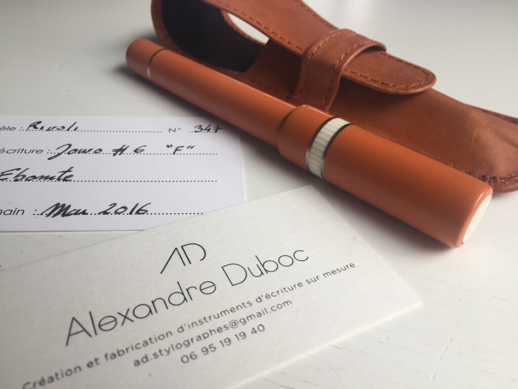 Stylo Duboc "Rivoli" (Handmade Artisan Pen)