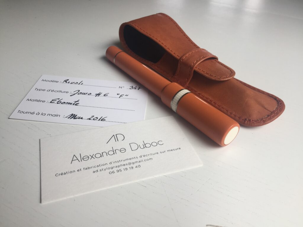 Stylo Duboc "Rivoli" (Handmade Artisan Pen)