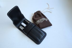 Galen Leather Flap Pen Case